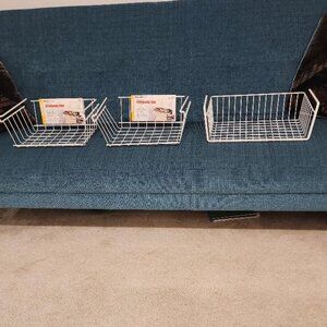 SET OF 3 UNDER SHELF STORAGE BINS